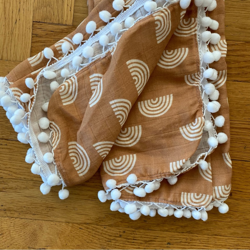 Organic Boho swaddle blanket